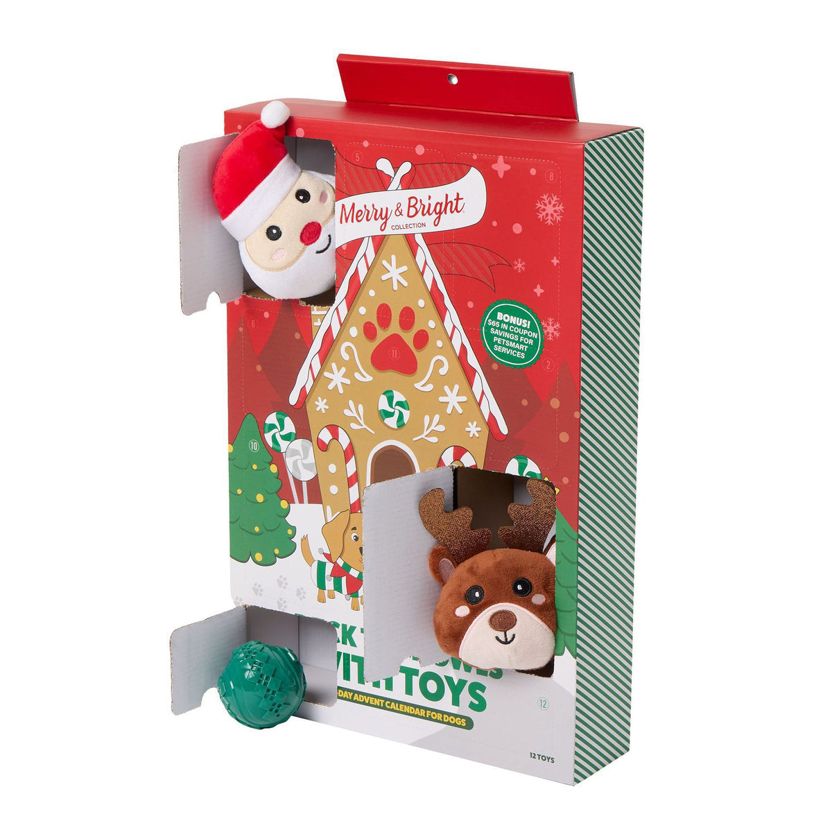 Dog toy advent calendar – 12 days of toys