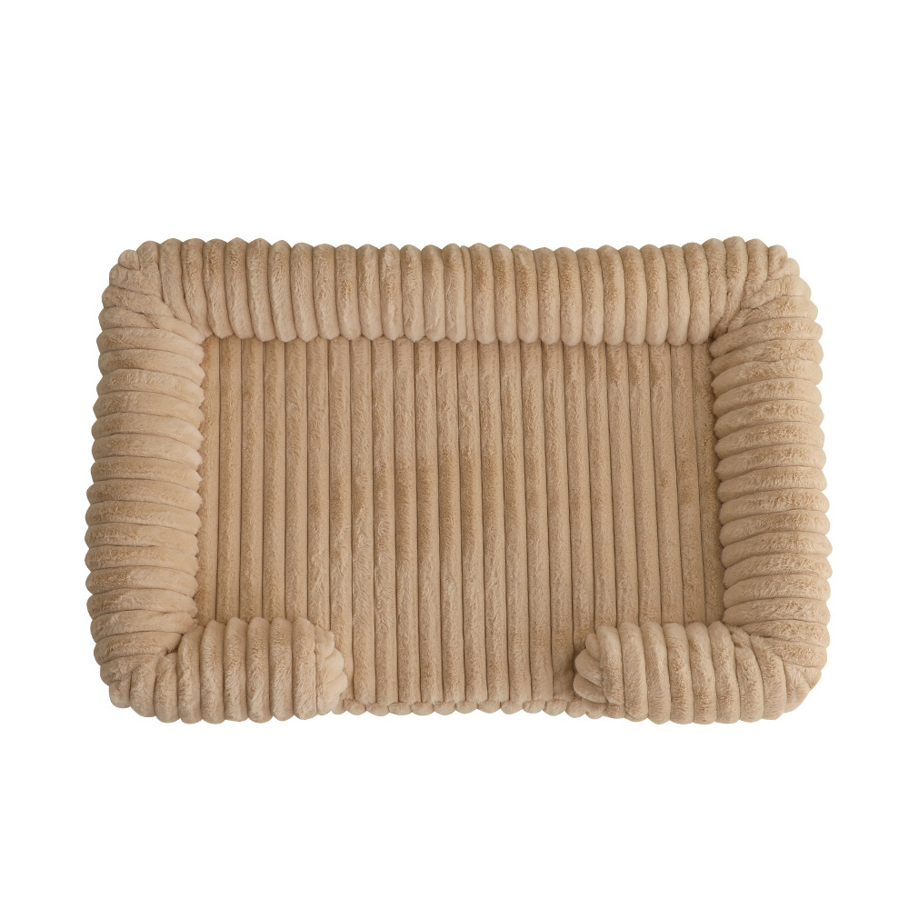 Bolster dog bed – Apricot