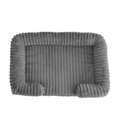 Bolster dog bed – Charcoal Gray