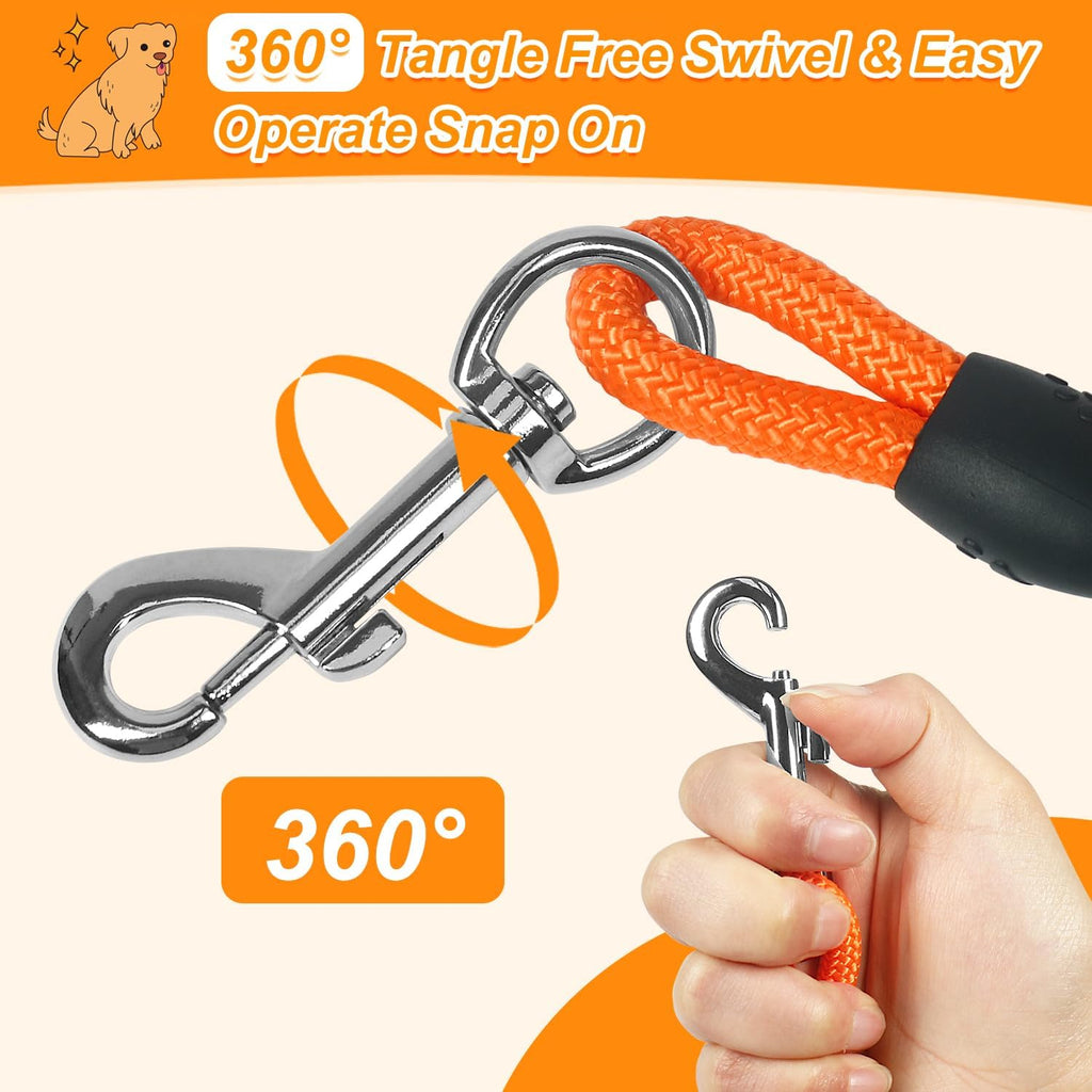 Floating Long Dog Leash, 20FT Dog Training Leash, Orange