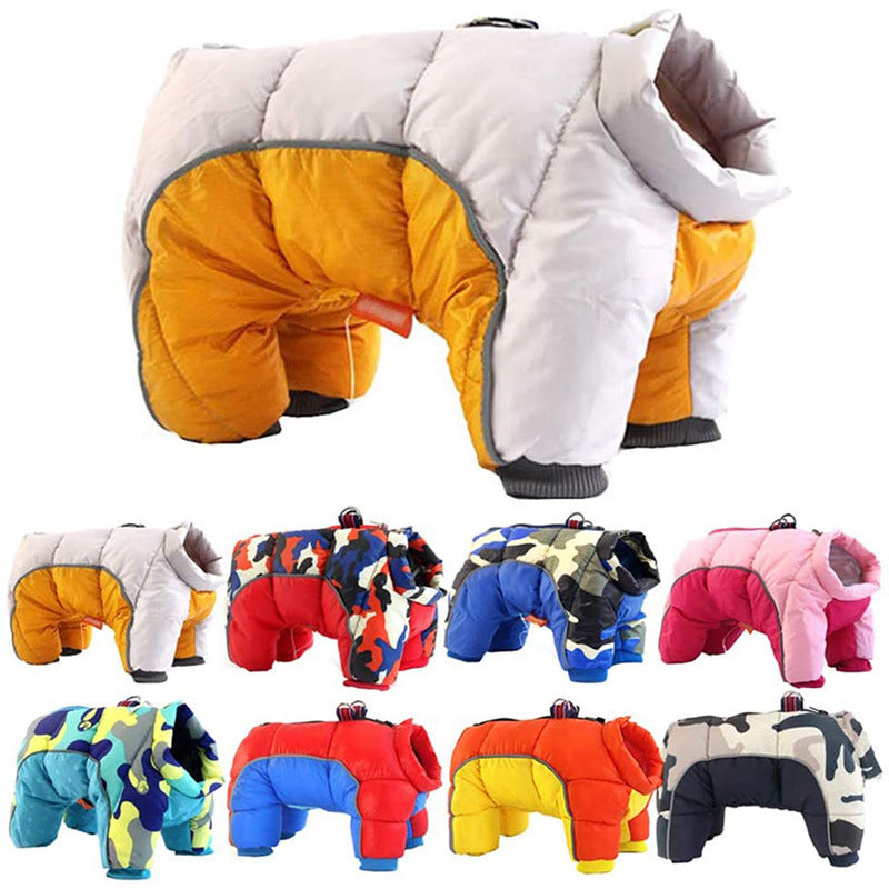 Warm dog snowsuit – all colors