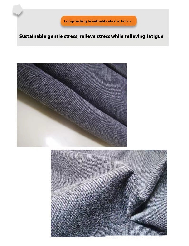 Soft breathable fabric of the calming vest