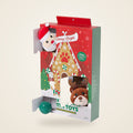 Dog toy advent calendar with 12 Christmas toys