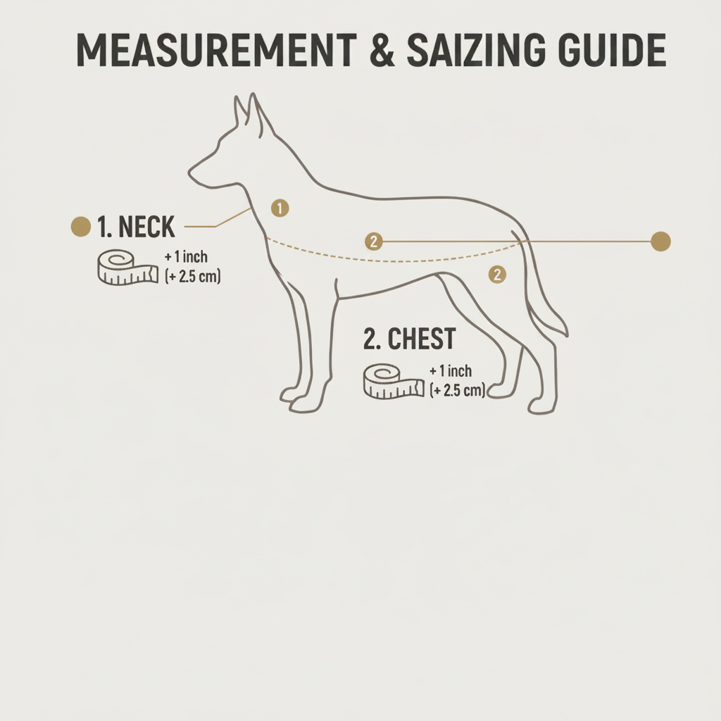 Measurement guide grey bg